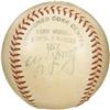 Image 1 : 1940's Cy Young Signed Baseball