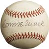 Image 1 : Circa 1950 Connie Mack Single Signed Baseball, P