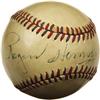 1950's Rogers Hornsby Single Signed Baseball. "A
