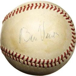 1950's Bill Veeck Single Signed Baseball. Baseba