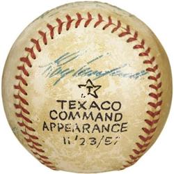 1957 Roy Campanella, Casey Stengel & Leo Duroche