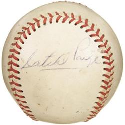 1960's Satchel Paige Single Signed Baseball. "Ai