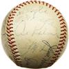 Image 4 : Circa 1970 Hall of Famers Multi-Signed Baseball