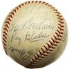 Image 5 : Circa 1970 Hall of Famers Multi-Signed Baseball