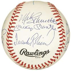 1980's 500 Home Run Club Signed Baseball. It's
