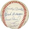 Image 1 : 500 Home Run Club Signed Baseball. Nine of the