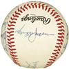 Image 3 : 500 Home Run Club Signed Baseball. Nine of the