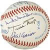 Image 3 : 1980's Hall of Famers Multi-Signed Baseball with