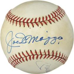 1980's DiMaggio & Mantle Signed Baseball