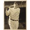 1940's Babe Ruth Signed Oversized Photograph. S