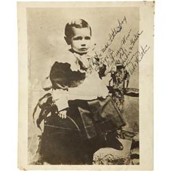 Circa 1940 Babe Ruth Signed Childhood Photograph
