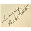 Image 2 : 1940's Babe Ruth Signed Oversized Photograph