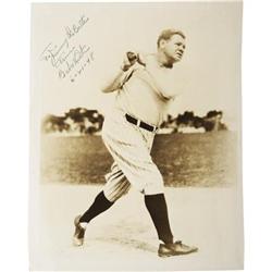 1948 Babe Ruth Signed Photograph. Just two mont