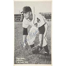 1953 Roger Maras (Maris) Signed Photograph. Ear