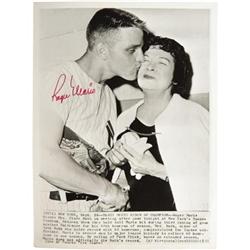1961 Roger Maris Wire Photograph 60th Home Run