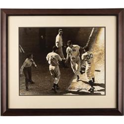 1990's Ted Williams Signed UDA Oversized Photogr