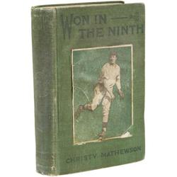 1910 Christy Mathewson Signed Book Plate