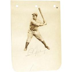 1930's Lou Gehrig Signed Album Page PSA/DNA