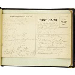 Late 1930's Autograph Book Signed by Babe Ruth,