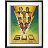 Image 1 : 500 Home Run Club Poster Signed by Eleven. The c