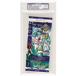 1996 New York Yankees Team Signed World Series F