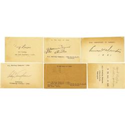 Babe Ruth, Wagner, Johnson Signed GPC's Huge Lot