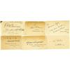 Image 3 : Babe Ruth, Wagner, Johnson Signed GPC's Huge Lot