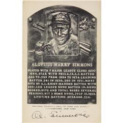 Circa 1955 Al Simmons Signed Black & White Hall