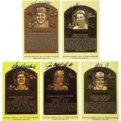 1983-2006 Inductees Signed Gold Hall of Fame Pla