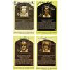 Image 2 : 1983-2006 Inductees Signed Gold Hall of Fame Pla