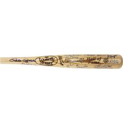 1980's-90's Hall of Famers Multi-Signed Bat with