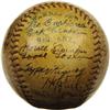 Image 4 : 1927 Washington Senators Team Signed Baseball.