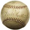 1929 New York Yankees Team Signed Baseball. Tho