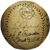 Image 1 : 1931 Tour Japan Team Signed Baseball with Gehrig