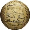 Image 2 : 1931 Tour Japan Team Signed Baseball with Gehrig