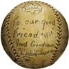 Image 5 : 1931 Tour Japan Team Signed Baseball with Gehrig