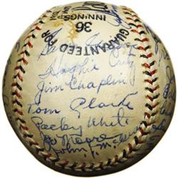 1932 New York Giants Team Signed Baseball with O