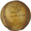 Image 4 : 1934 Tour of Japan Team Signed Baseball with Rut