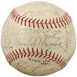 1936 Cincinnati Reds & Pittsburgh Pirates Signed