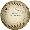 Image 3 : 1930's Multi-Signed Baseball with Lazzeri, Joe D