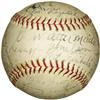 Image 5 : 1930's Multi-Signed Baseball with Lazzeri, Joe D