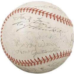 1938 St. Louis Cardinals Team Signed Baseball.