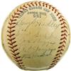 Image 5 : 1938 New York Yankees Team Signed Baseball