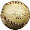 Image 1 : 1938 Chicago Cubs Team Signed Baseball. The scr