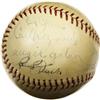 Image 4 : 1938 Chicago Cubs Team Signed Baseball. The scr