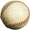 Image 4 : 1938 New York Yankees Team Signed Baseball. Two