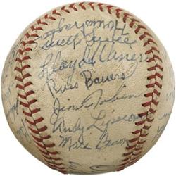 1938 Pittsburgh Pirates Team Signed Baseball