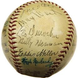 1940 National League All-Star Team Signed Baseba