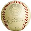 Image 5 : 1942 "The Pride of the Yankees" Cast Signed Ball