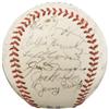 Image 1 : 1942 New York Yankees Team Signed Baseball. Pos